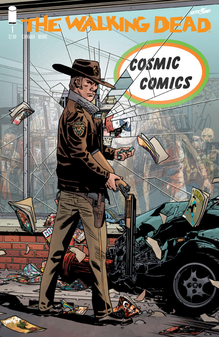 WALKING DEAD DAY CUSTOM FRONT – Walking Dead #1 Walking Dead Day Cosmic Comics Cover – Cosmic Comics