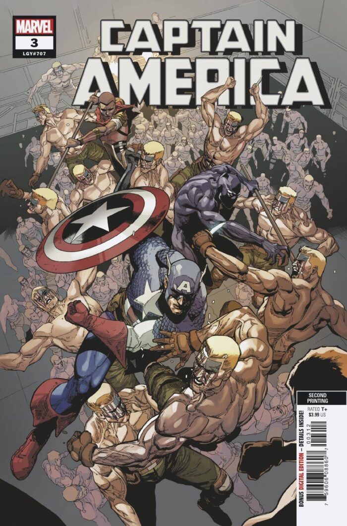 STL103142 – Captain America #3 Second Printing 2018 Comics – Cosmic Comics