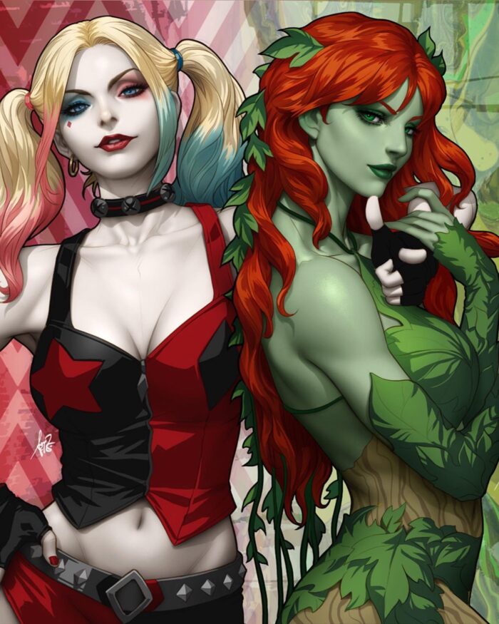 harley poison ivy 1 artgerm variant full 1 – Harley Quinn and Poison Ivy #1 Cover Set – Cosmic Comics