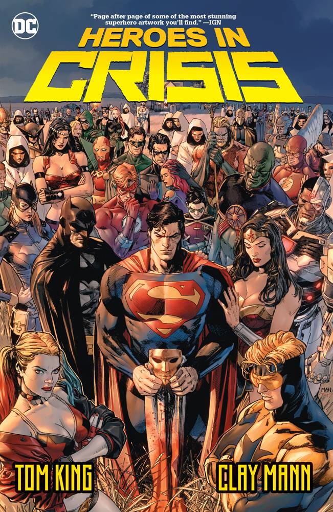 STL100111 – Heroes in Crisis hard cover graphic novels – Cosmic Comics