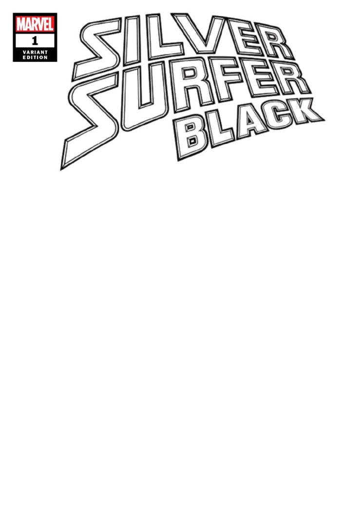 STL121177 – Silver Surfer Black #1 2019 Blank Variant (Donny Cates) – Cosmic Comics