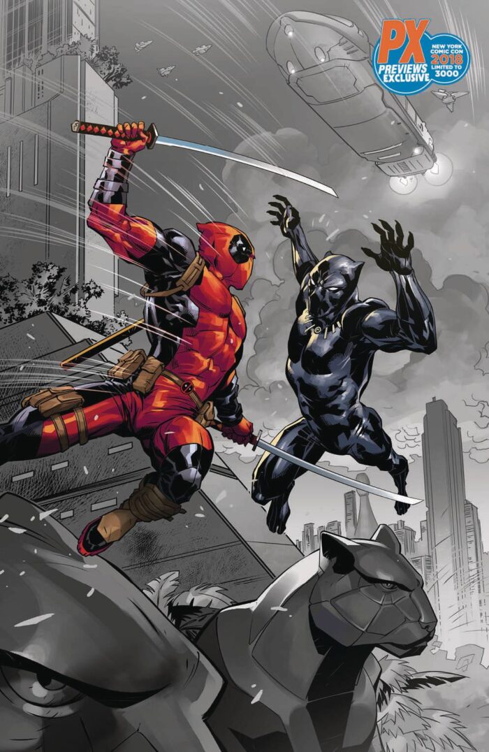 black panther vs deadpool 1of5var – Black Panther vs Deadpool #1 (of 5) Benjamin Variant – Cosmic Comics