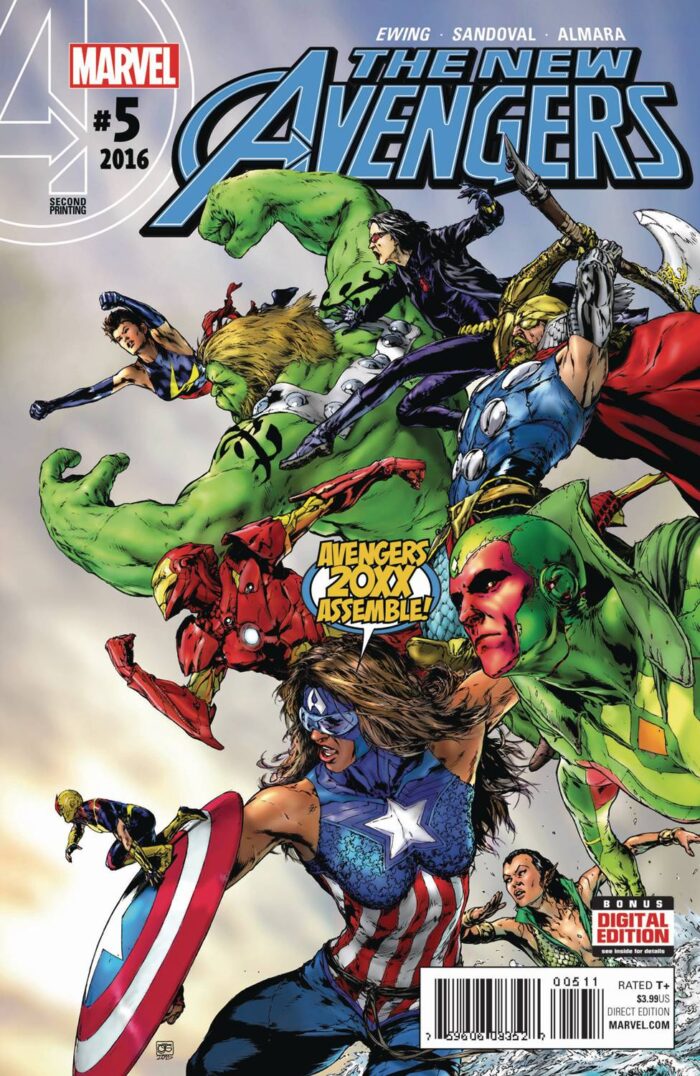 new avengers 5 2nd printing – New Avengers #5 2nd Print 2015 Comics – Cosmic Comics