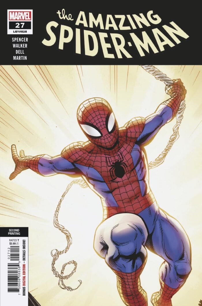 JUL198191 – Amazing Spider-Man #27 Second print 2018 Comics – Cosmic Comics