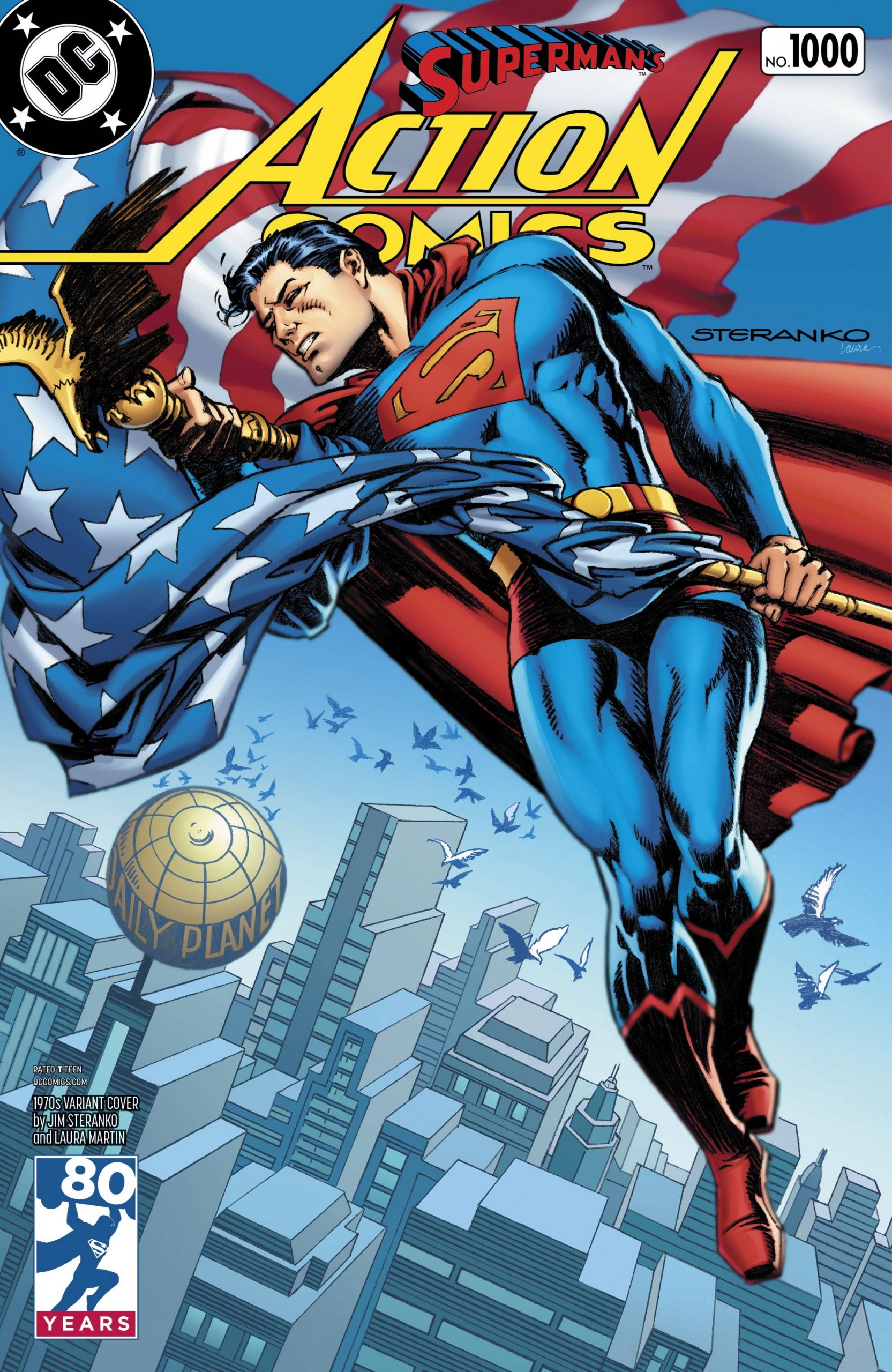 Superman Action Comics #1000 1970s Variant 2016 Comics – Cosmic Comics