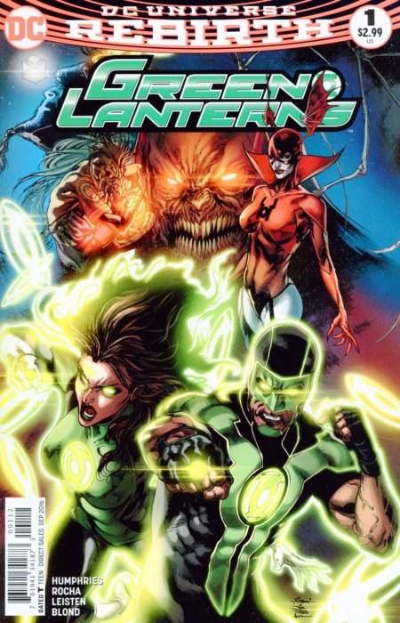 large 8111851 – Green Lanterns #1 Second Printing Rebirth 2016 Comic Books – Cosmic Comics