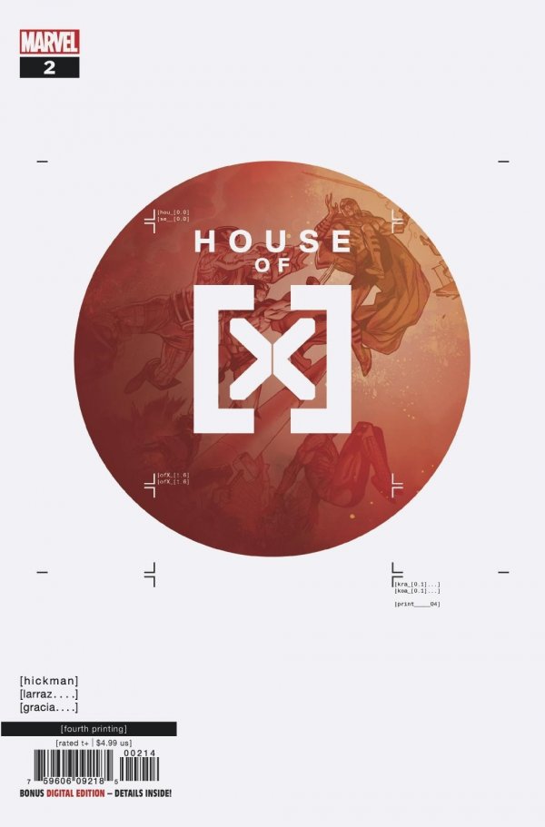 House Of X 2 4th printing – House Of X #2 4th Printing 2019 Comics – Cosmic Comics