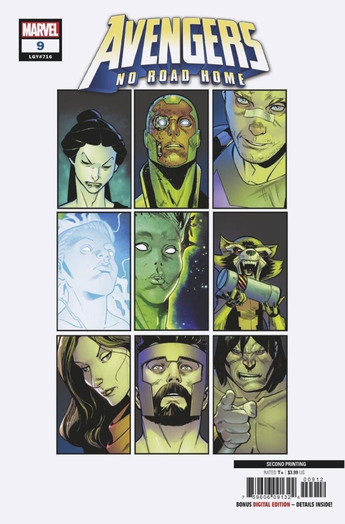 Avengers No Road Home 9 of 10 2nd Print 2019 Comics – Avengers No Road Home #9 (of 10) 2nd Print 2019 Comics – Cosmic Comics