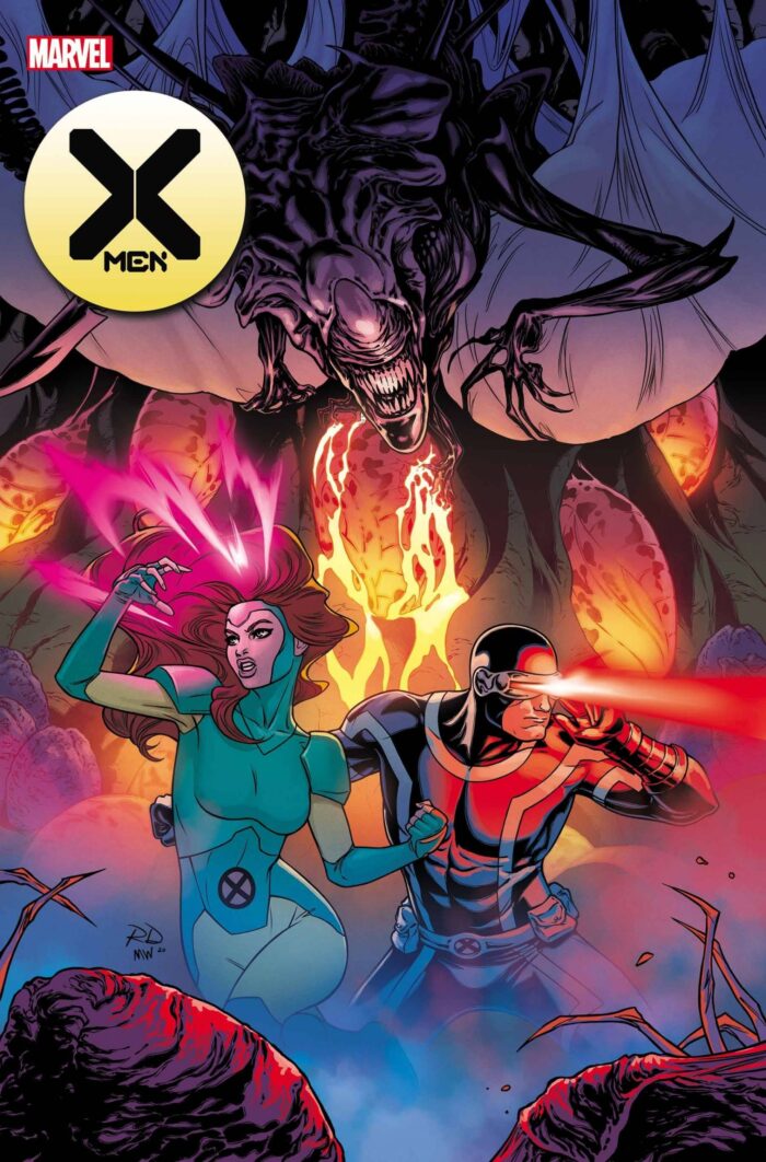 X Men 17 Dauterman Marvel VS Alien Variant 2019 Comics scaled – X Men #17 Dauterman Marvel VS Alien Variant 2019 Comics – Cosmic Comics
