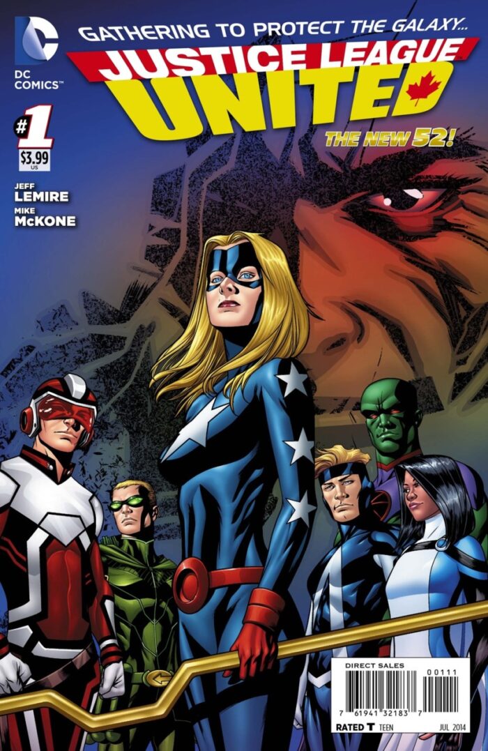 JLU1 – Justice League United #1 2014 Comics – Cosmic Comics