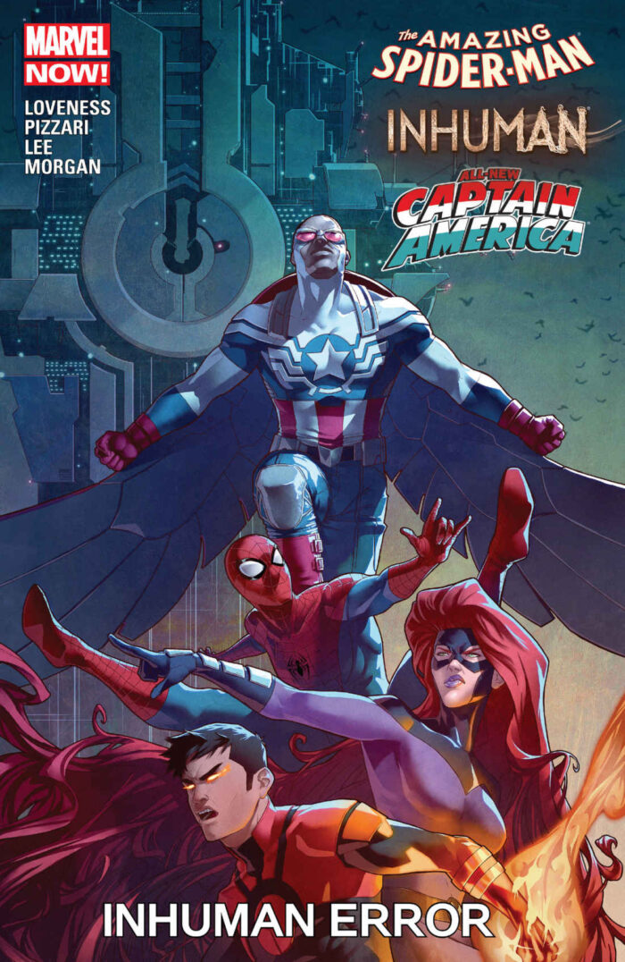The Amazing Spider Man All New Captain America Inhuman Error – The Amazing Spider-Man, Inhuman, All-New Captain America, Inhuman Error GN TP – Cosmic Comics