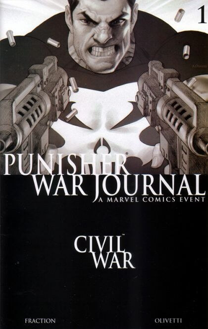 Punisher War Journal 1 – Punisher War Journal #1 Black & White Variant 2007 Comics – Cosmic Comics