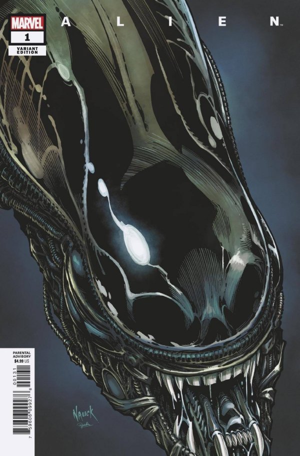 Alien 1 Nauck Headshot Variant – Alien #1 Nauck Headshot Variant 2021 Comics – Cosmic Comics