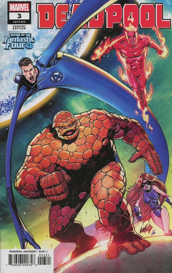 Deadpool 2018 3 Variant – Deadpool #3 Liefeld Return of Fantastic Four Variant 2018 Comics – Cosmic Comics