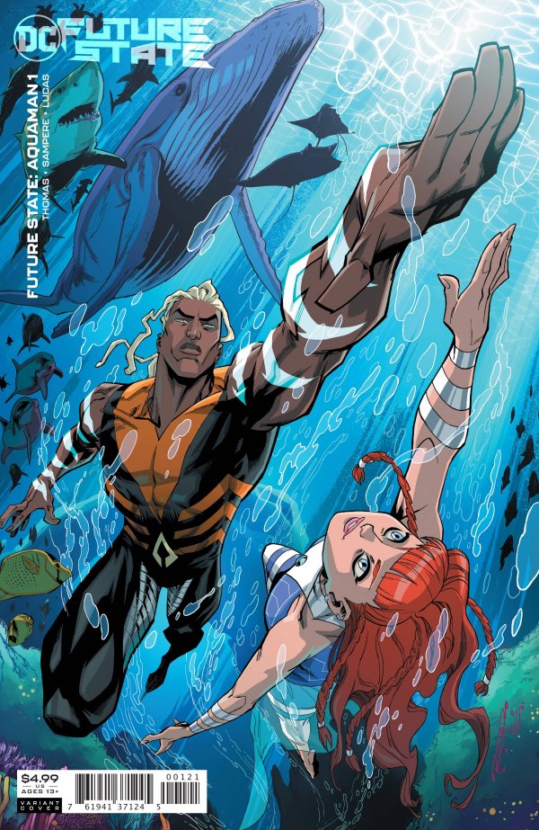 Future State Aquaman 2021 1 varian – Future State Aquaman #1 Card Stock Variant Edition 2021 Comics – Cosmic Comics