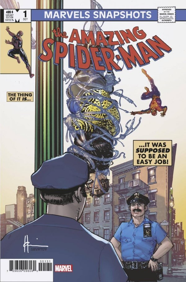 Marvels Snapshots Spider Man Chuynk varaint 1 2020 – Spider Man Marvels Snapshot #1 Howard Chaykin Variant 2020 Comics – Cosmic Comics