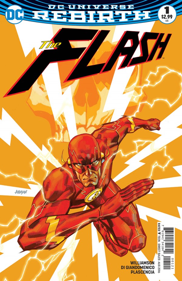 The Flash 2016 1 Variant – Flash Rebirth #1 Dave Johnson Variant 2016 Comics – Cosmic Comics