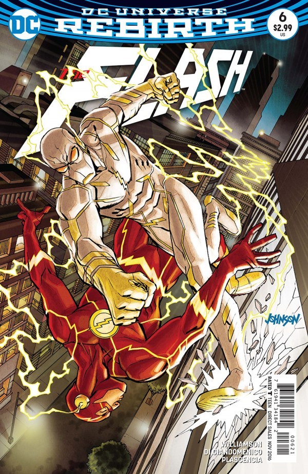 The Flash 2016 6 Variant – Flash Rebirth #6 Dave Johnson Variant 2016 Comics – Cosmic Comics