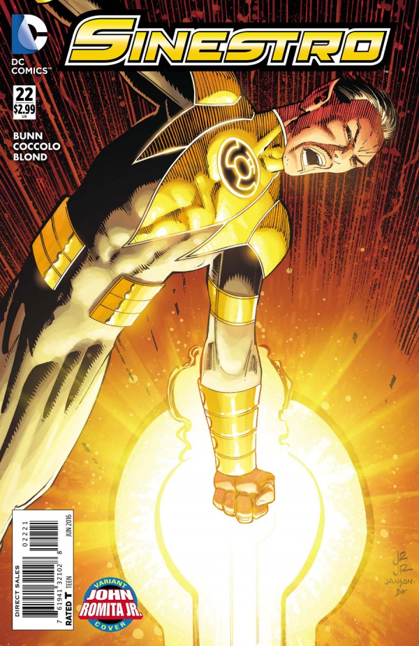 sin 22 V – Sinestro #22 Romita Variant 2014 Comic – Cosmic Comics