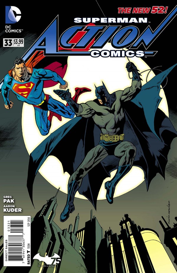 Action comics 33 – Superman Action Comics #33 Batman 75th Anniversary Variant 2014 Comics – Cosmic Comics