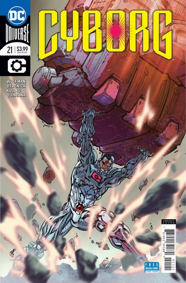 Cyborg variant – Cyborg #21 Variant 2016 Comics – Cosmic Comics