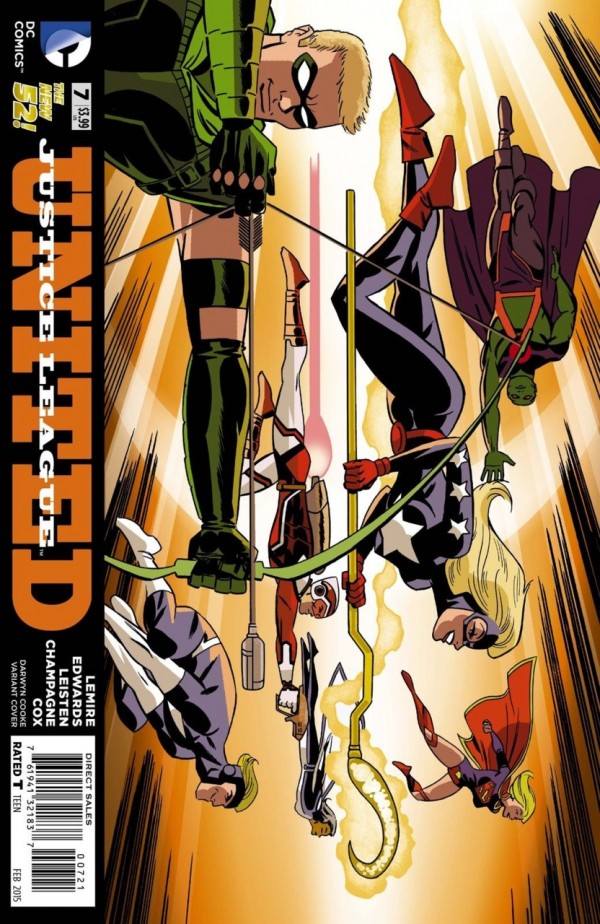 Justice League United 2014 7 – Justice League United #7 Darwyn Cooke Variant 2014 Comics – Cosmic Comics