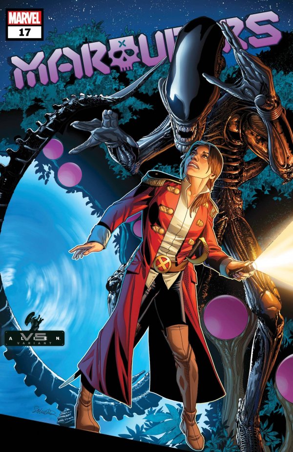 Marauders Alien Variant – Marauders #17 Salvador Larroca Marvel vs. Aliens Variant 2019 Comics – Cosmic Comics