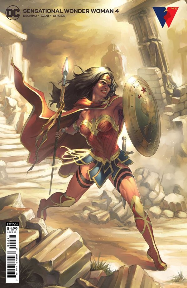 Sensational Wonder Woman 2021 4 Variant – Sensational Wonder Woman #4 Meghan Hetrick Variant 2021 Comics – Cosmic Comics