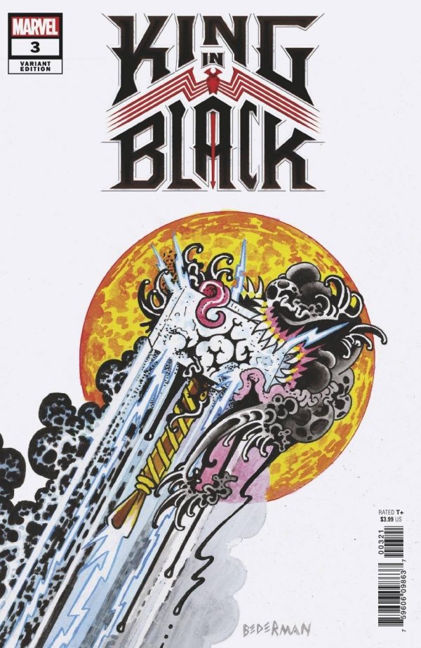 King in Black 3 Tattoo Variant – King In Black #3 Bederman Tattoo Variant 2020 Comics – Cosmic Comics