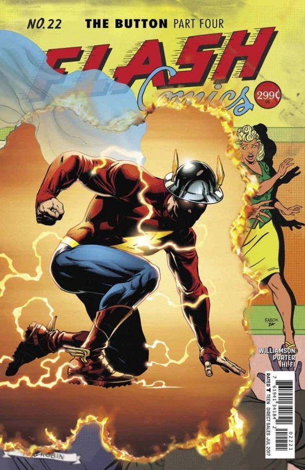 The flash 22 2016 – Flash Rebirth #22 Non-Lenticular Variant 2016 Comics – Cosmic Comics