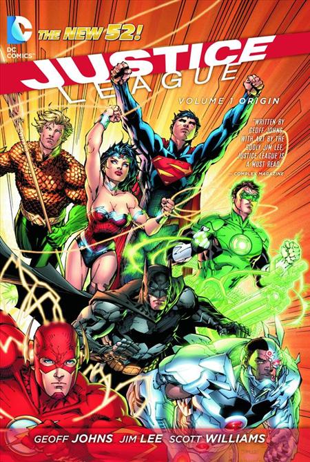 1012DC119 – Justice League Vol 1 Origin Soft Cover Graphic Novels – Cosmic Comics