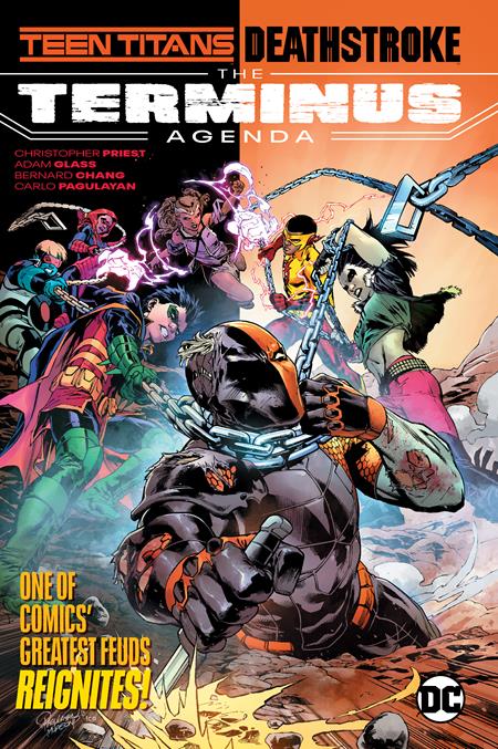 TEEN TITANS DEATHSTROKE THE TERMINUS AGENDA TP – Teen Titans Deathstroke The Terminus Agenda Soft Cover Graphic Novels – Cosmic Comics