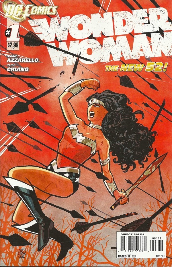large 9359710 – Wonder Woman #1 Second Print New 52 2011 Comics – Cosmic Comics