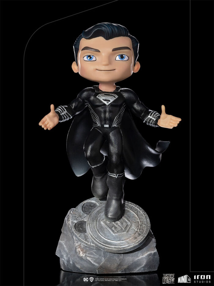1 1 1 – Justice League Snyder Cut Superman Black Suit Minico Figure PRE ORDER – Cosmic Comics