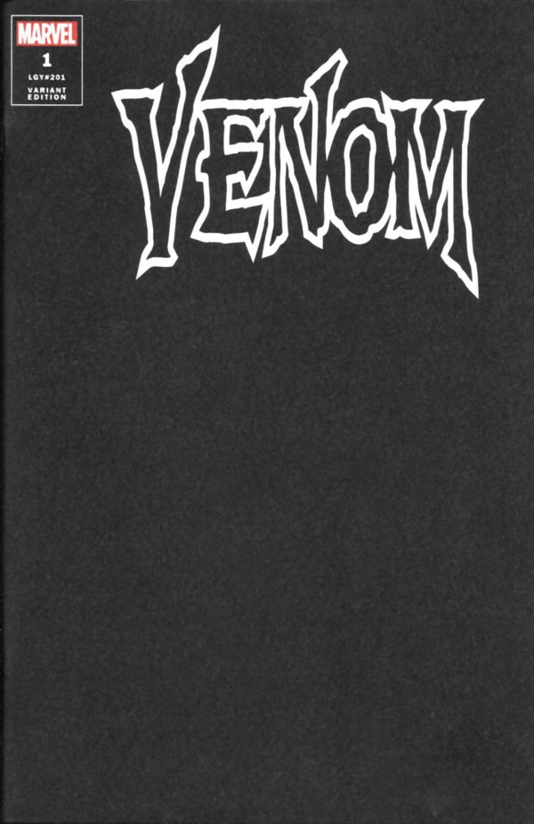 large 1043655 – Venom Black Blank Variant Cover 2021 Comics – Cosmic Comics
