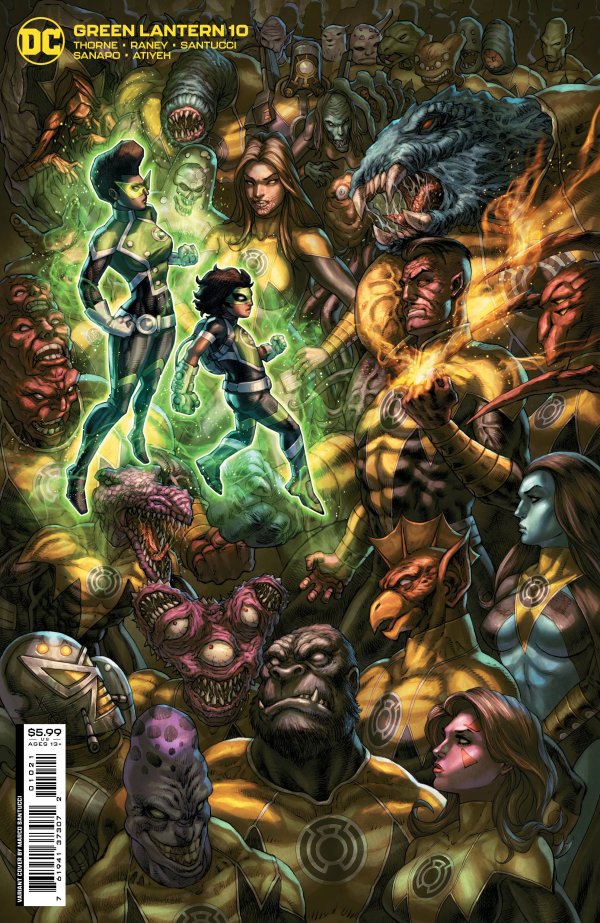 large 1221924 – Green Lantern #10 Cover B Alan Quah Card Stock Variant 2021 Comics – Cosmic Comics