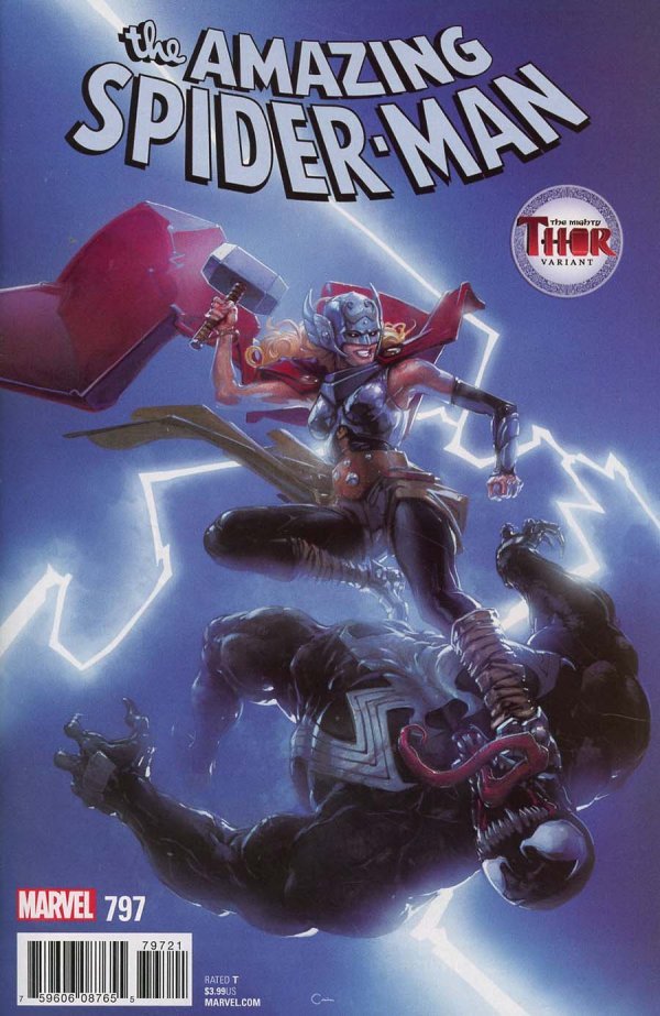 large 5540272 – The Amazing Spider-Man #797 Clayton Crain Mighty Thor Variant 2015 Comics – Cosmic Comics