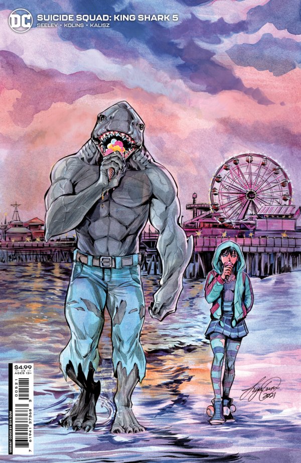 large 9576015 – Suicide Squad: King Shark #5 of 6 Cover B Siya Oum Variant 2021 Comics – Cosmic Comics