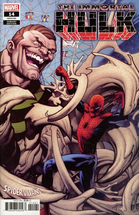 large 5549375 – The Immortal Hulk #14 Stevens Spider-Man Villains Variant – Cosmic Comics