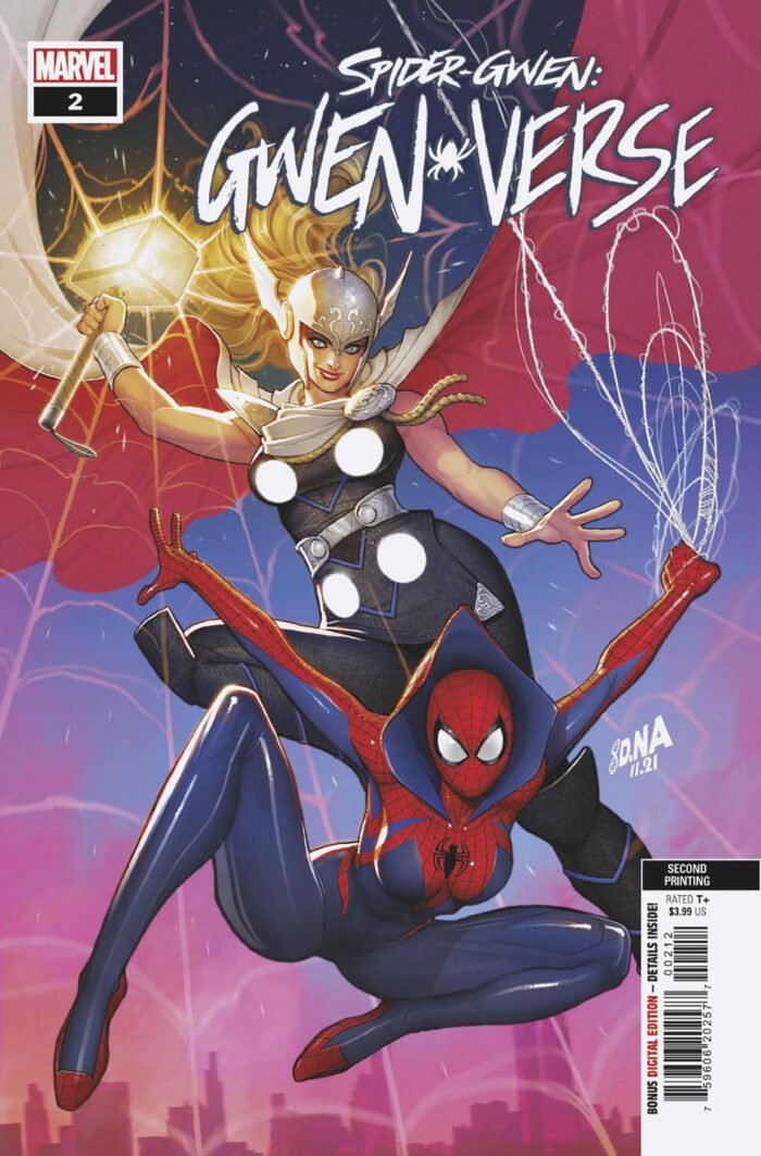 spider gwen gwenverse 2 nakayama 2nd printing variant – Spider-Gwen Gwenverse #2 Second Printing 2022 Comics – Cosmic Comics