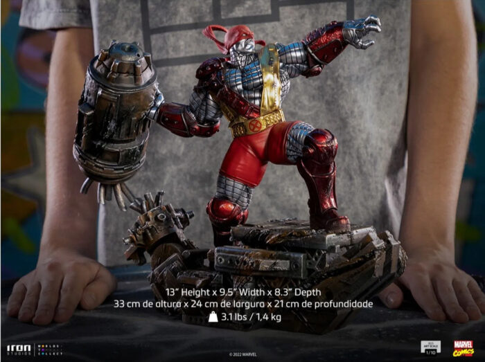colossus is scale – Colossus - X-Men Age of Apocalypse - BDS Art Scale 1/10 - Iron Studios – Cosmic Comics