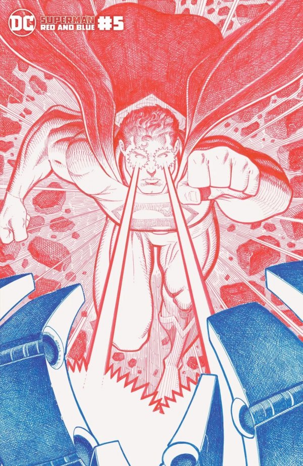 SupermanRedandBlue5AdamsVariant – Superman: Red and Blue #5 Arthur Adams Variant – Cosmic Comics