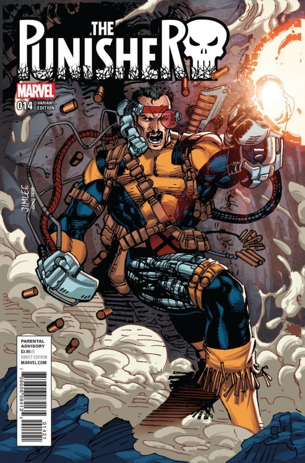 ThePunisher14XMenVariant – The Punisher #14 X-Men Trading Card Variant – Cosmic Comics