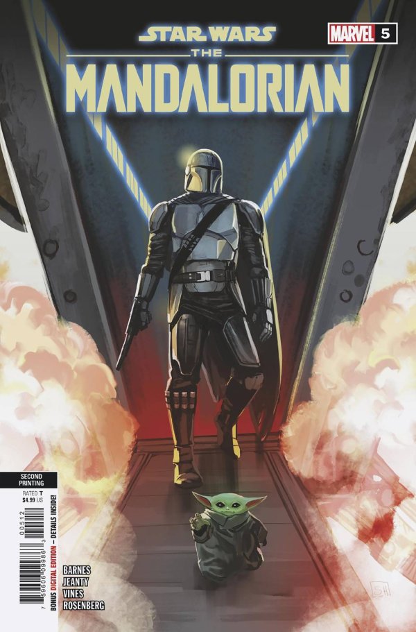 mando52nd – Star Wars: The Mandalorian (2022) #5 Second Printing – Cosmic Comics