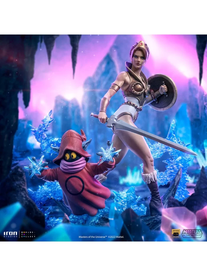 203518 1536 2048 – Statue Teela and Orko (Deluxe) - Masters of the Universe - BDS Art Scale 1/10 - Iron Studios PRE-ORDER – Cosmic Comics