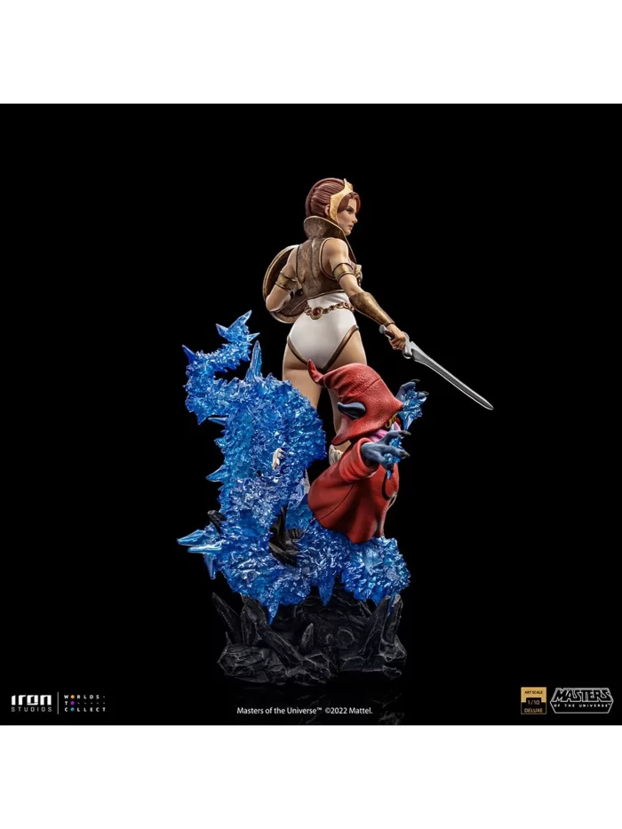 203521 1536 2048 – Statue Teela and Orko (Deluxe) - Masters of the Universe - BDS Art Scale 1/10 - Iron Studios PRE-ORDER – Cosmic Comics