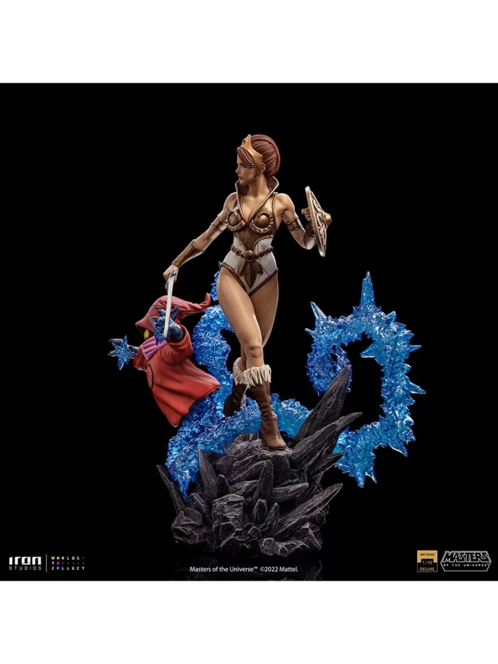 203523 1536 2048 – Statue Teela and Orko (Deluxe) - Masters of the Universe - BDS Art Scale 1/10 - Iron Studios PRE-ORDER – Cosmic Comics