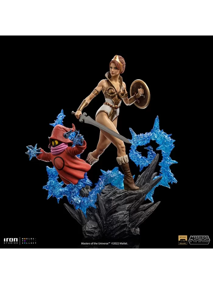 203524 1536 2048 – Statue Teela and Orko (Deluxe) - Masters of the Universe - BDS Art Scale 1/10 - Iron Studios PRE-ORDER – Cosmic Comics