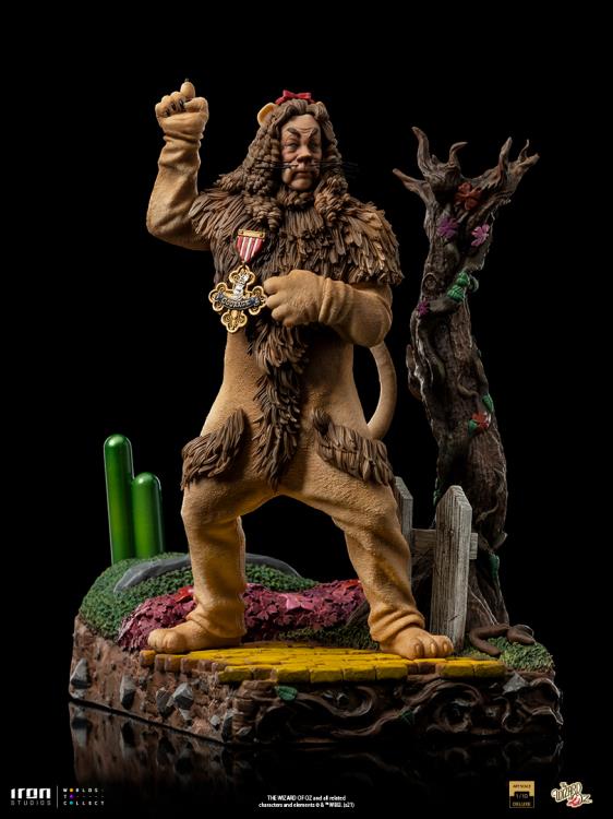 cowardlylionfullblk – Statue Cowardly Lion - Wizard of Oz - DELUXE Art Scale 1/10 - Iron Studios PRE-ORDER – Cosmic Comics