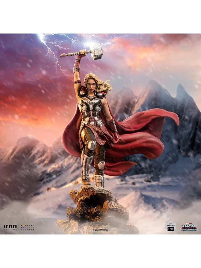 206200 1536 2048 – Statue Mighty Thor Jane Foster - Thor Love and Thunder - BDS Art Scale 1/10 - Iron Studios PRE ORDER – Cosmic Comics